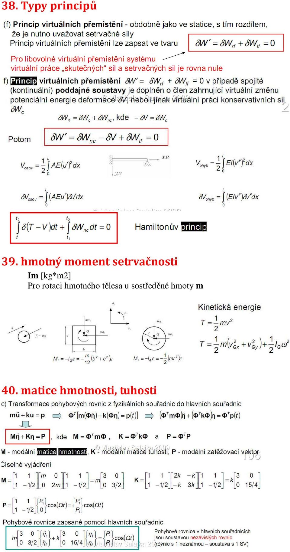 oaci hmoého ělesa u