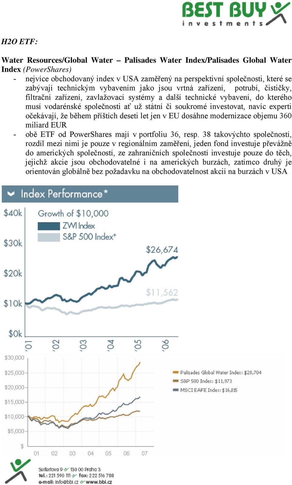 investovat, navíc experti očekávají, že během příštích deseti let jen v EU dosáhne modernizace objemu 360 miliard EUR - obě ETF od PowerShares mají v portfoliu 36, resp.