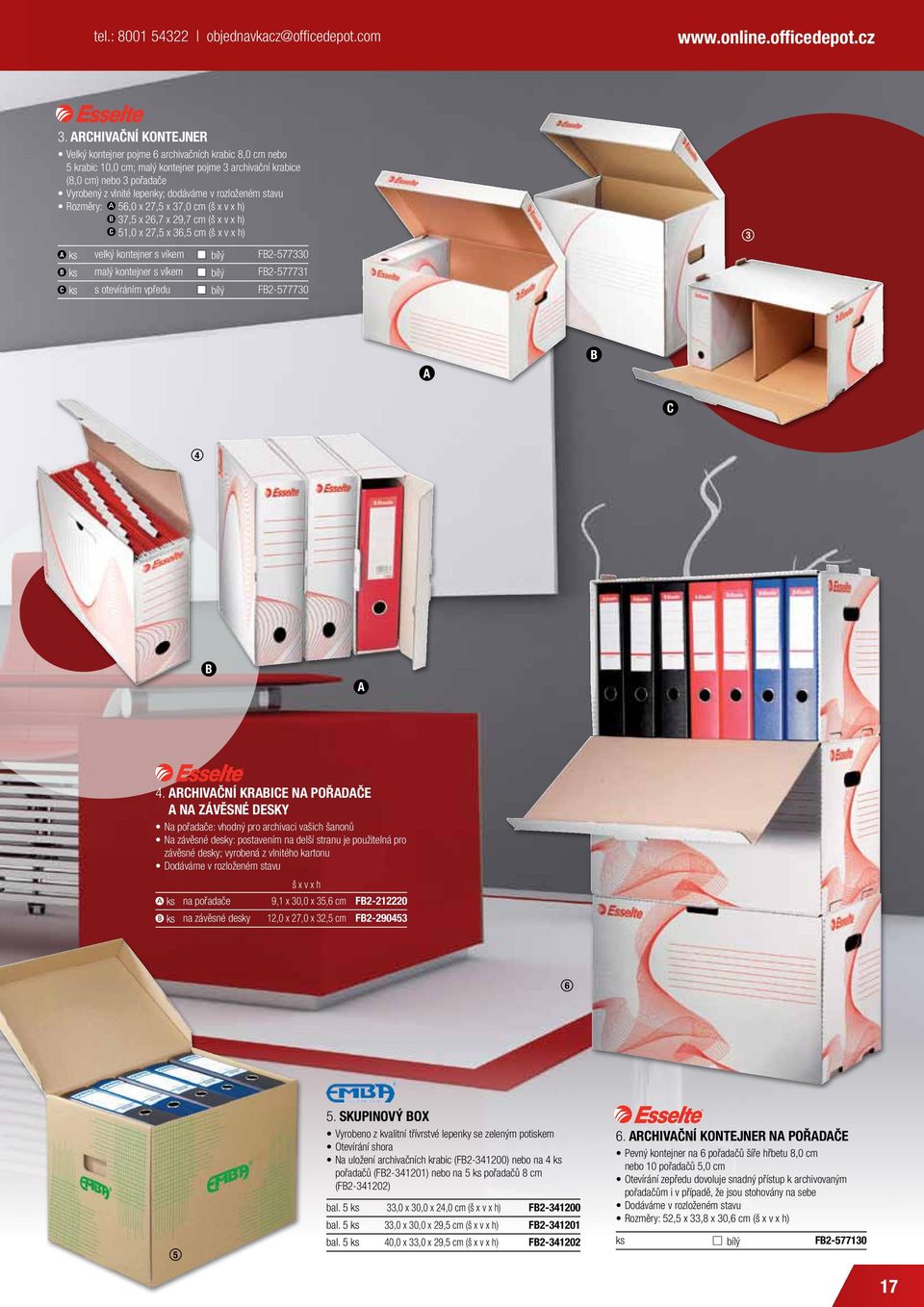 ARCHIVAČNÍ KONTEJNER Velký kontejner pojme 6 archivačních krabic 8,0 cm nebo 5 krabic 10,0 cm; malý kontejner pojme archivační krabice (8,0 cm) nebo pořadače Vyrobený z vlnité lepenky; dodáváme v