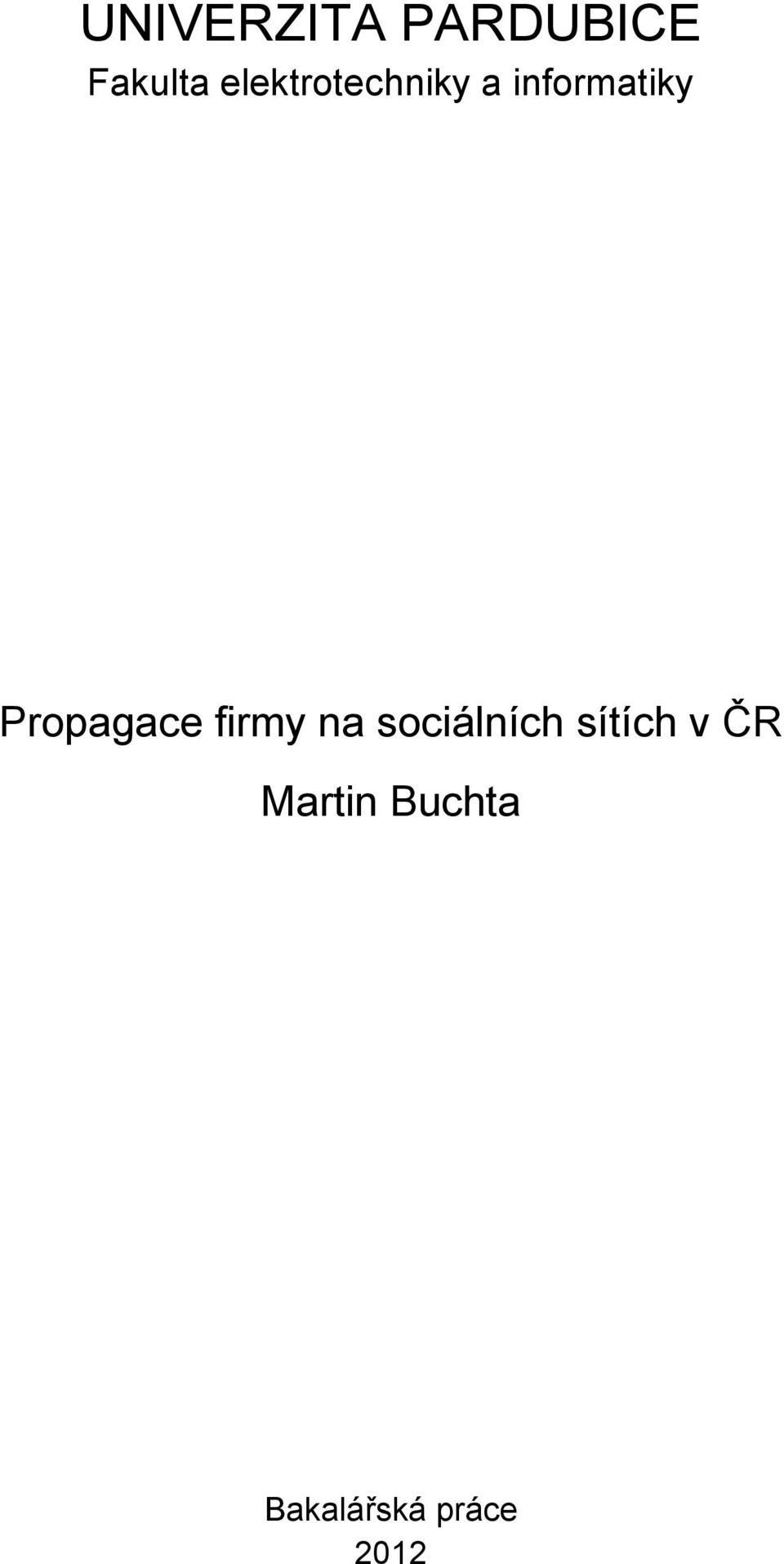 Propagace firmy na sociálních