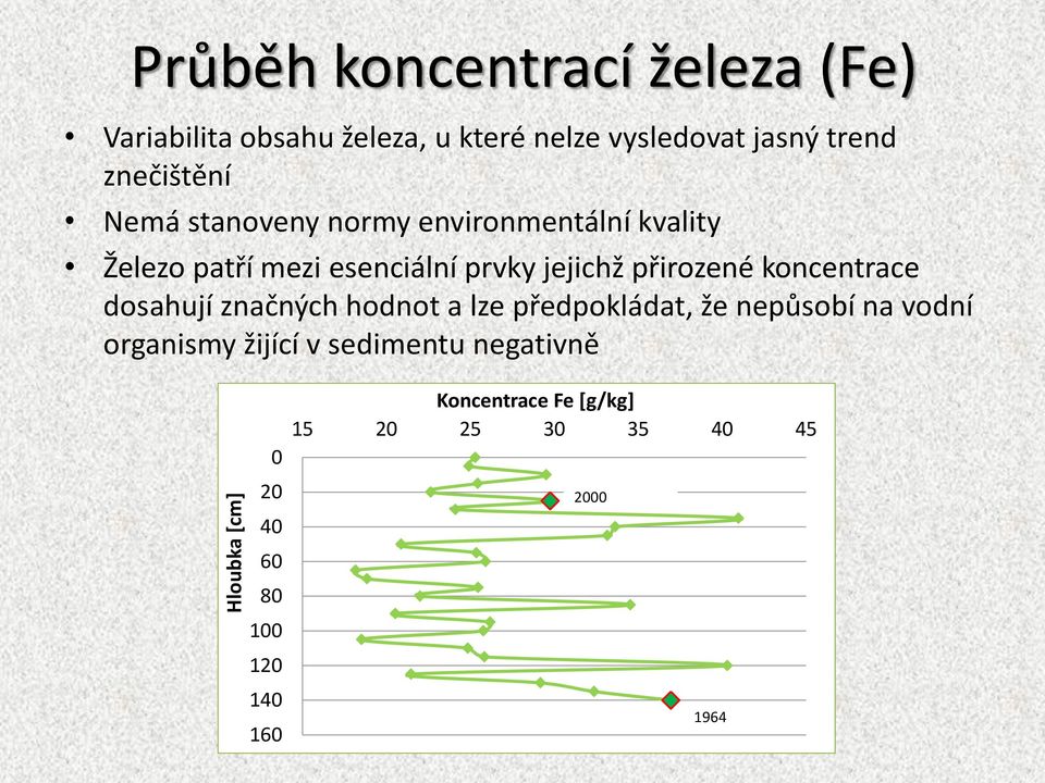 prvky jejichž přirozené koncentrace dosahují značných hodnot a lze předpokládat, že