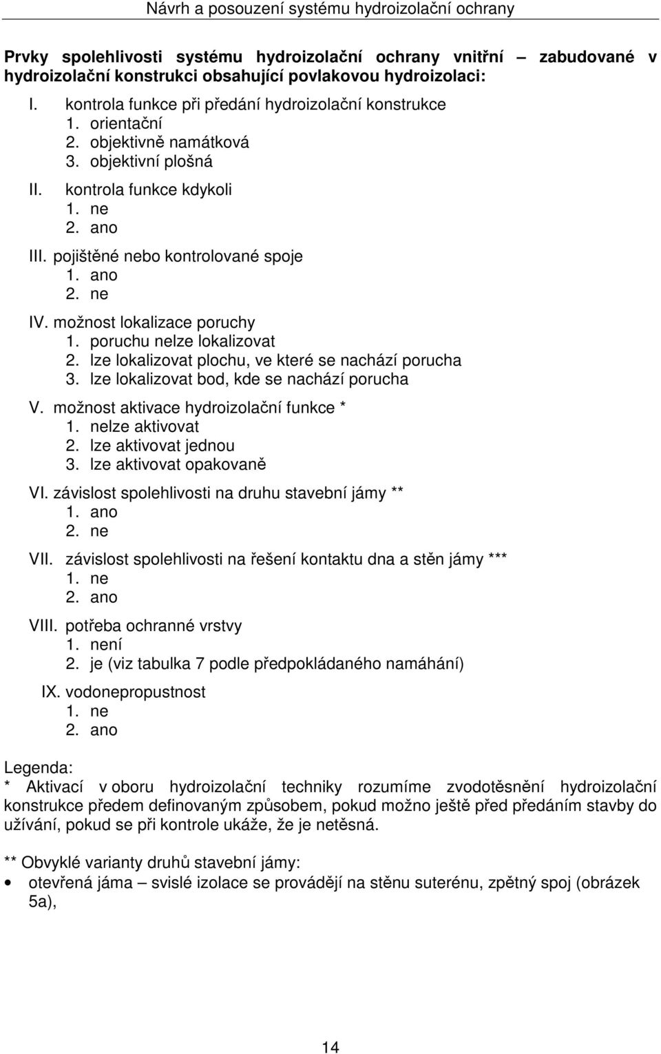 ano 2. ne IV. možnost lokalizace poruchy 1. poruchu nelze lokalizovat 2. lze lokalizovat plochu, ve které se nachází porucha 3. lze lokalizovat bod, kde se nachází porucha V.