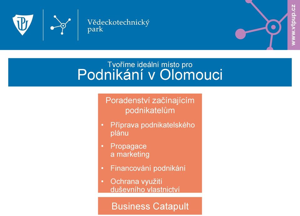 podnikatelského plánu Propagace a marketing