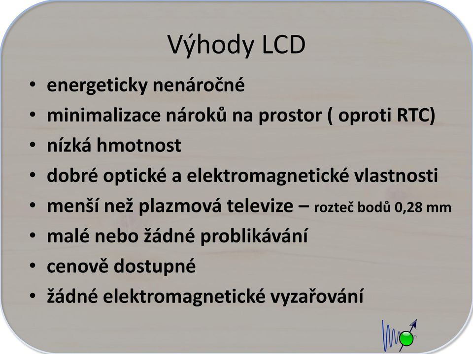 vlastnosti menší než plazmová televize rozteč bodů 0,28 mm malé