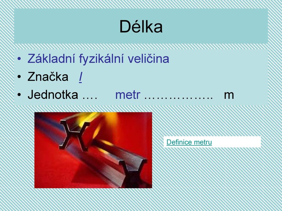 Značka l Jednotka.