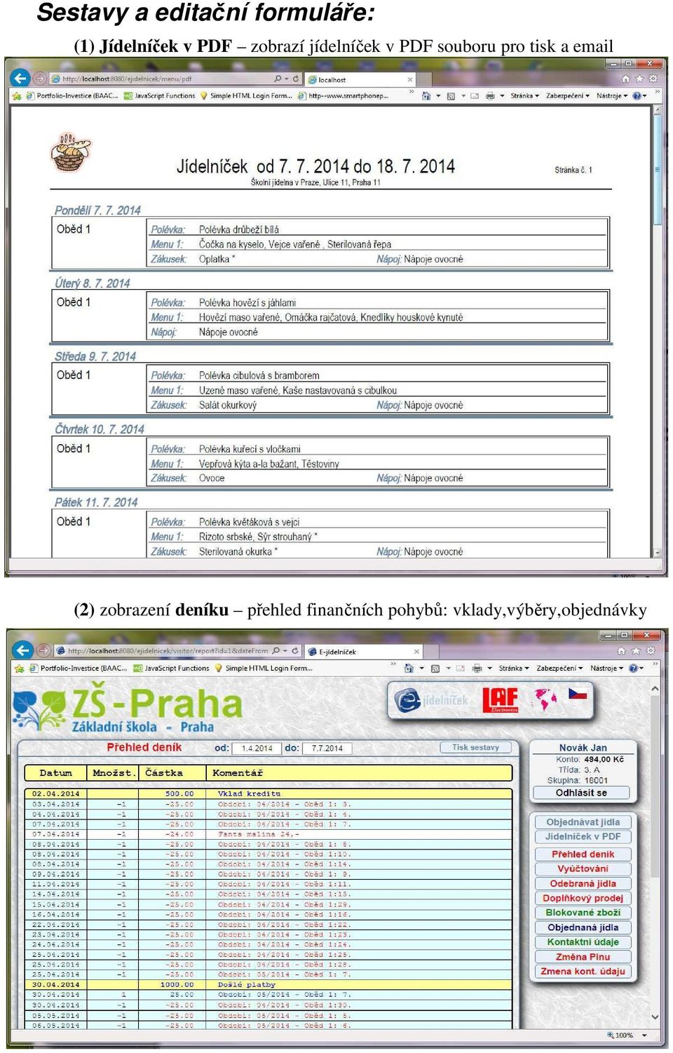 souboru pro tisk a email (2) zobrazení