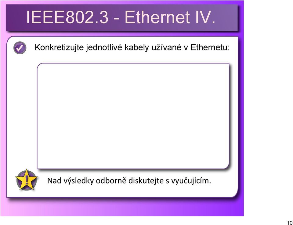 Ethernetu: Nad výsledky