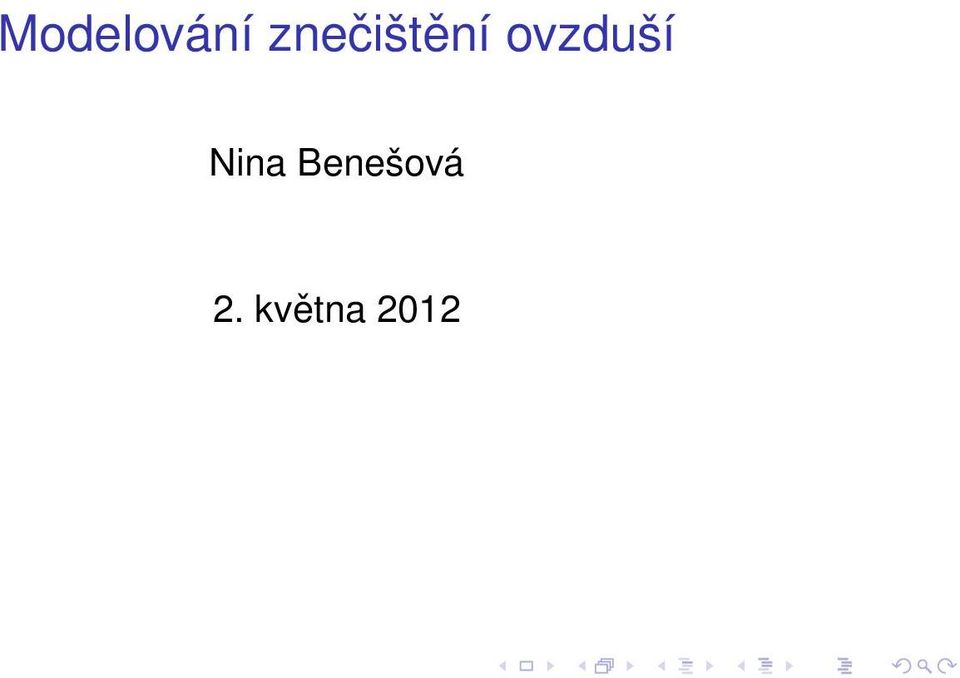 ovzduší Nina