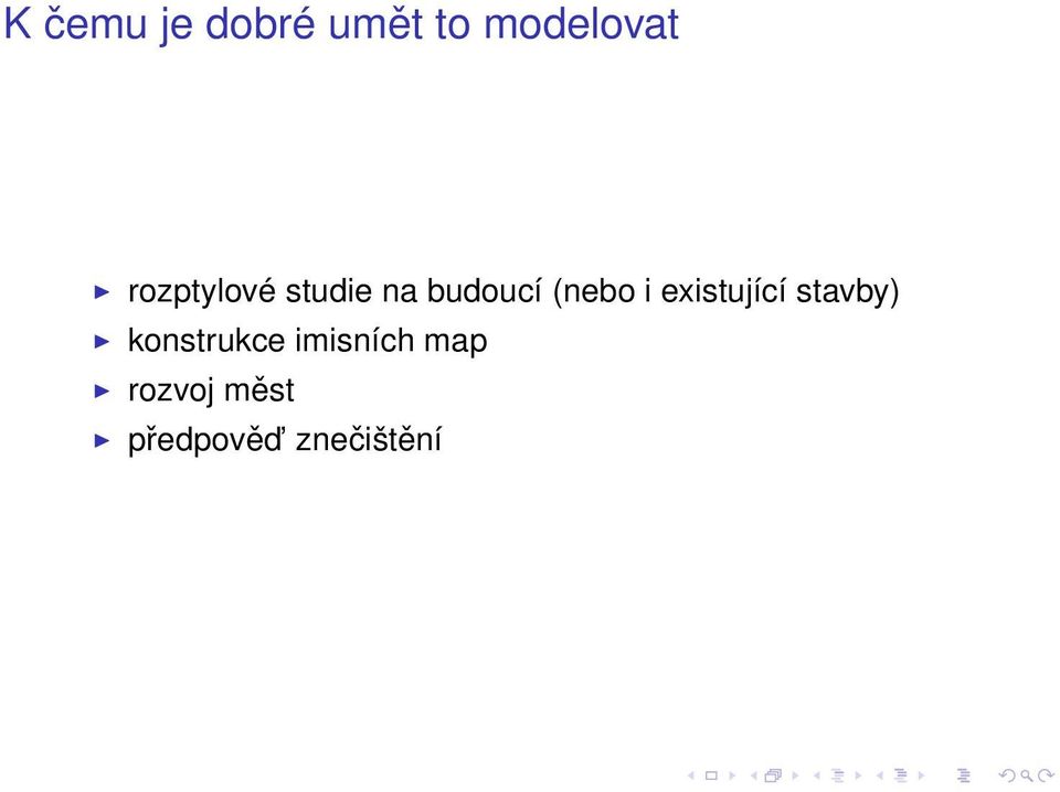 existující stavby) konstrukce