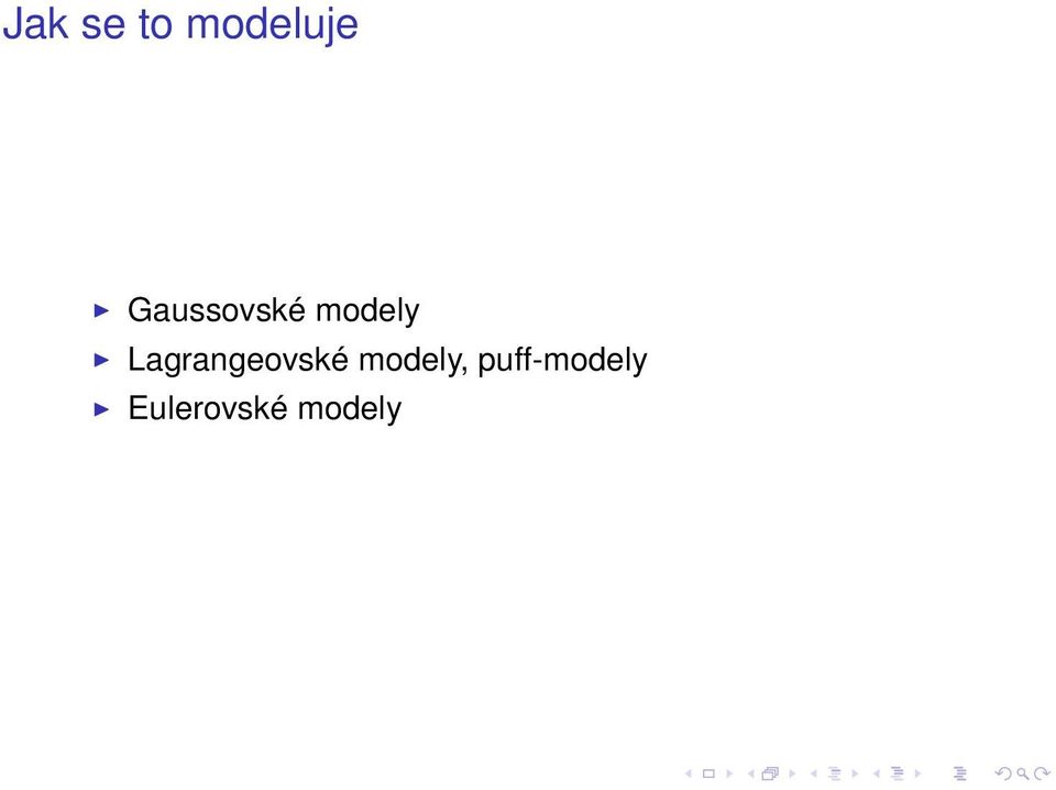 Lagrangeovské modely,