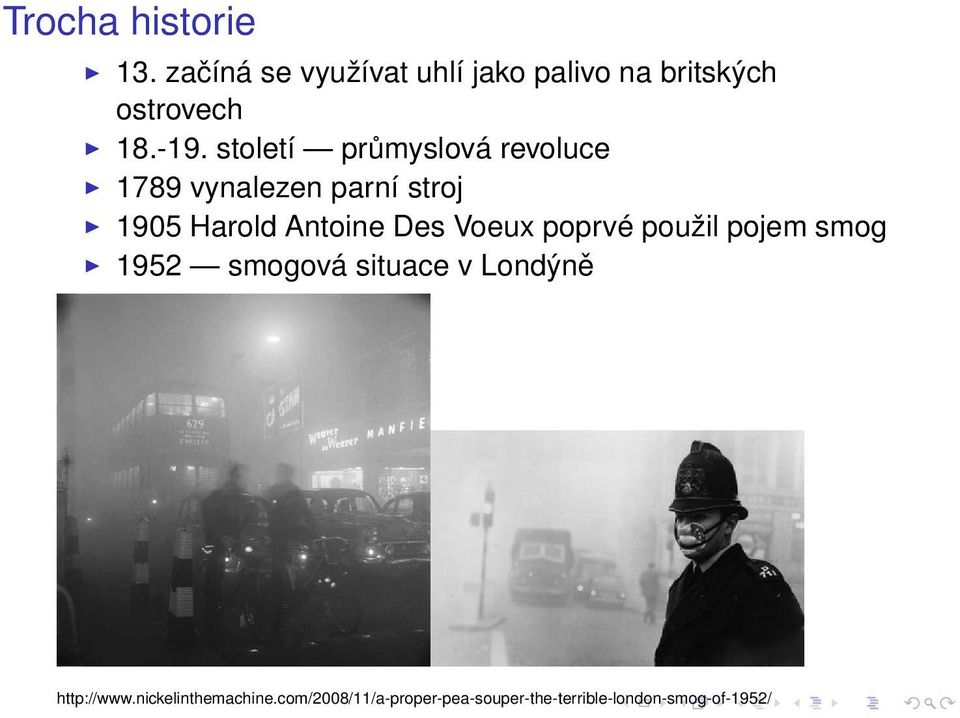 století průmyslová revoluce 1789 vynalezen parní stroj 1905 Harold Antoine Des