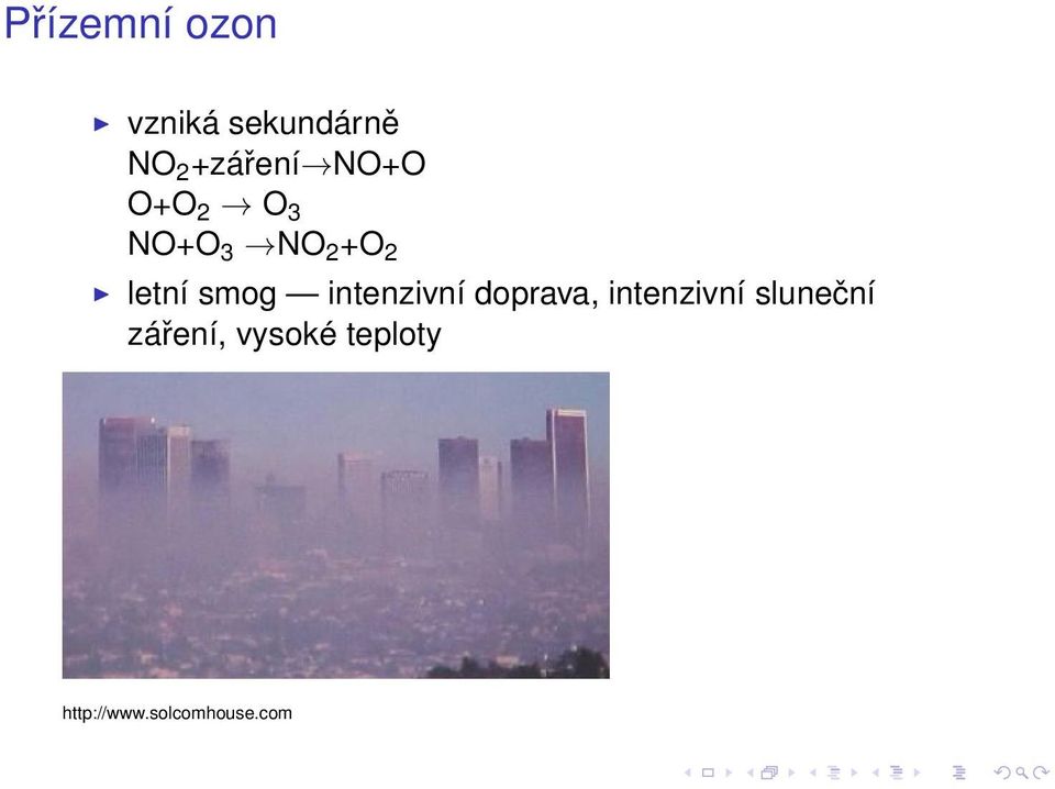intenzivní doprava, intenzivní sluneční