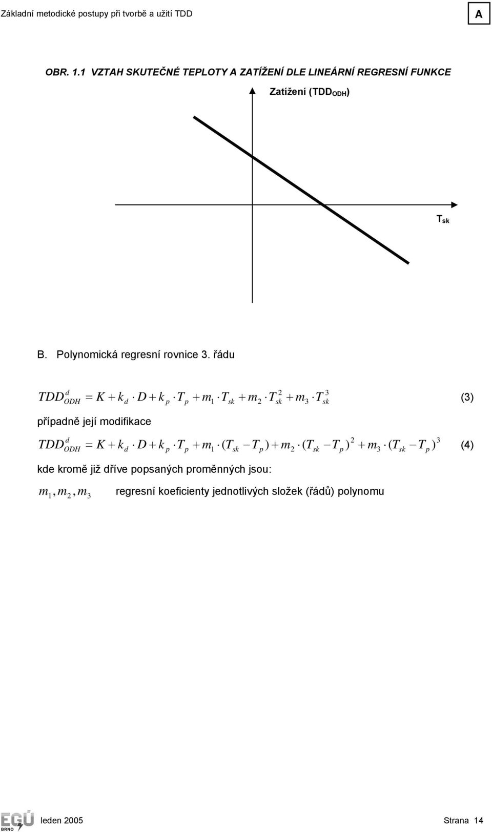 řáu TDD ODH = K + k D + k T + m T + m T + m T (3) p p 2 3 sk 2 sk 3 sk přípaně její moifikace TDD ODH = K