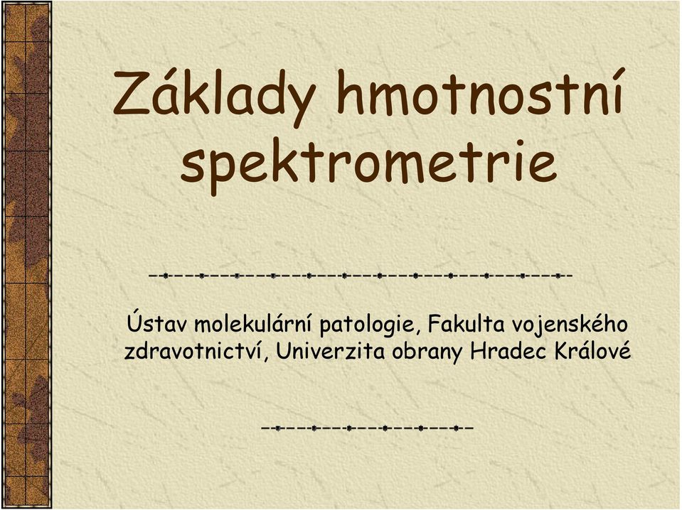 patologie, Fakulta vojenského