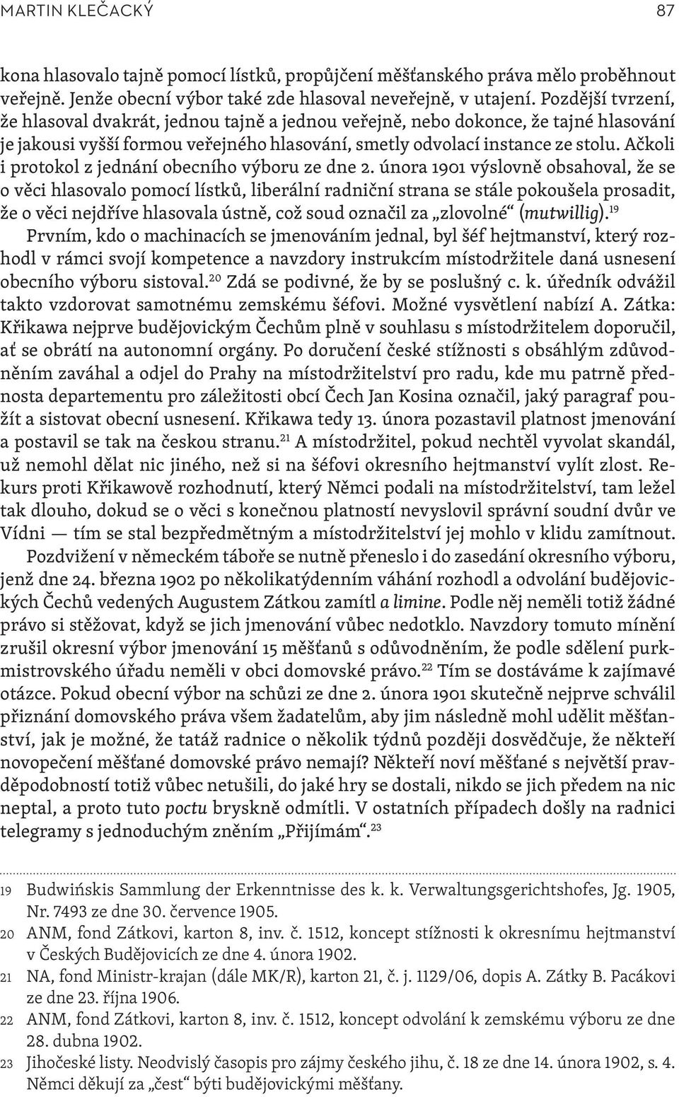 Ačkoli i protokol z jednání obecního výboru ze dne 2.