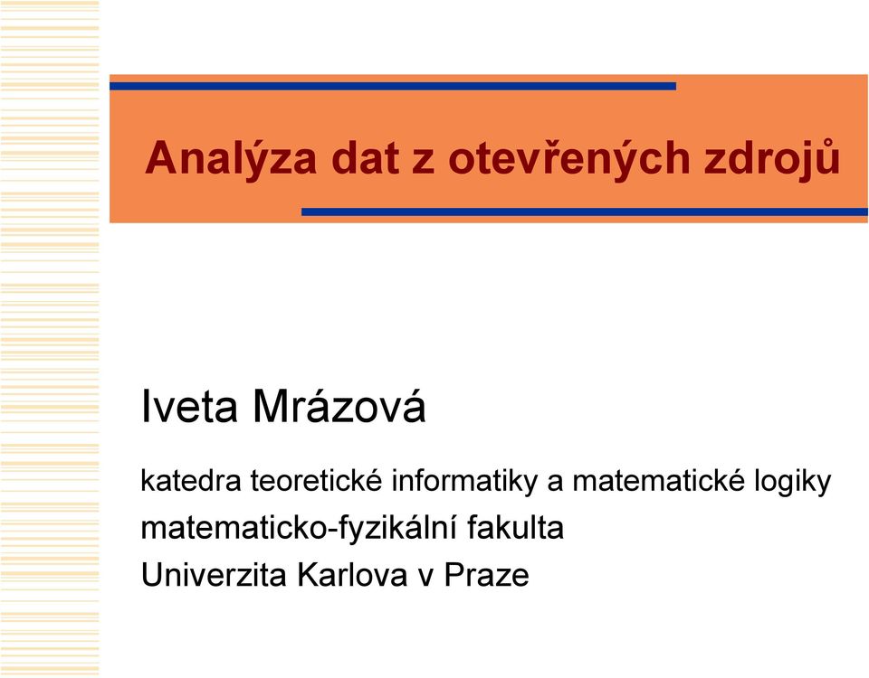 a matematické logiky