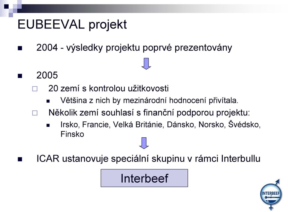 Několik zemí souhlasí s finanční podporou projektu: Irsko, Francie, Velká