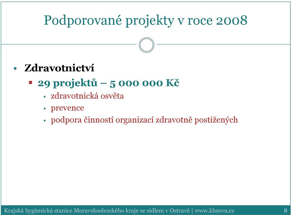 organizací zdravotně postižených Krajská hygienická stanice