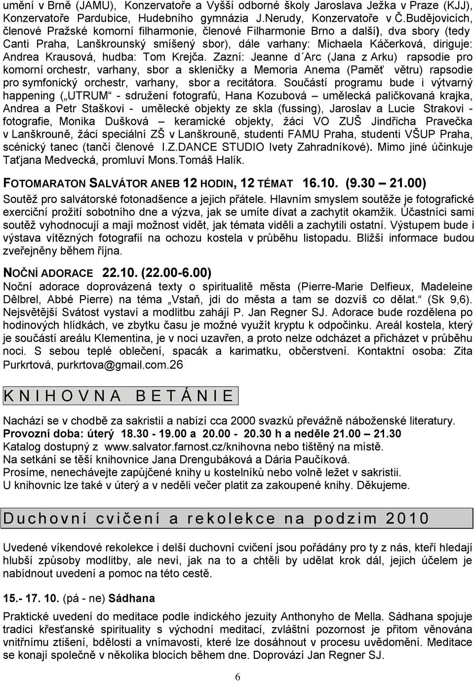 Krausová, hudba: Tom Krejča.