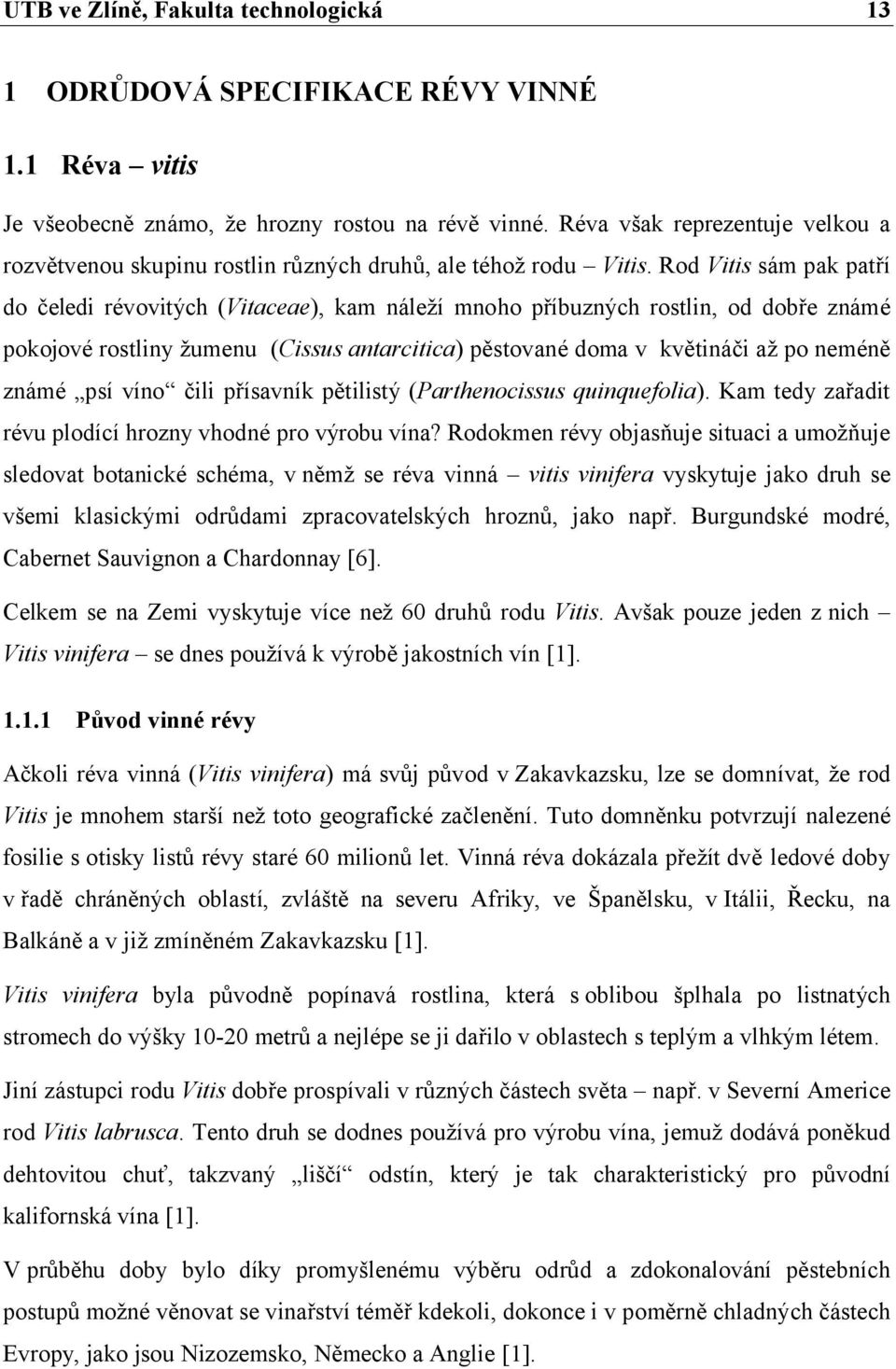 známé psí víno čili přísavník pětilistý (Parthenocissus quinquefolia). Kam tedy zařadit révu plodící hrozny vhodné pro výrobu vína?