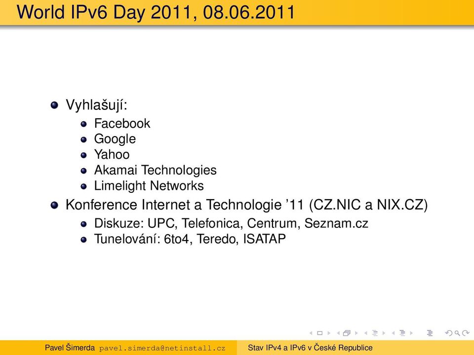 Limelight Networks Konference Internet a Technologie 11