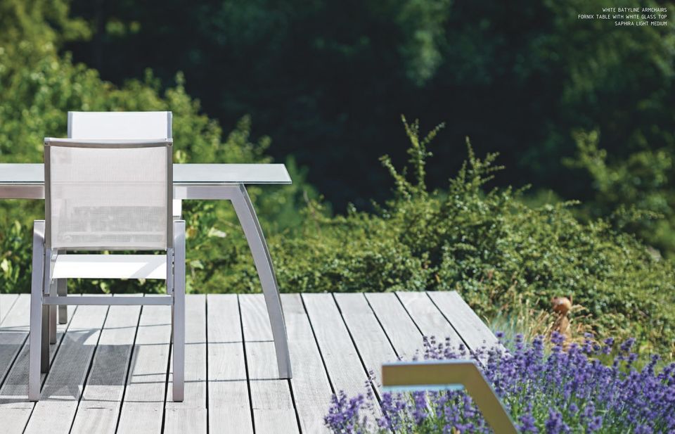 TABLE WITH WHITE