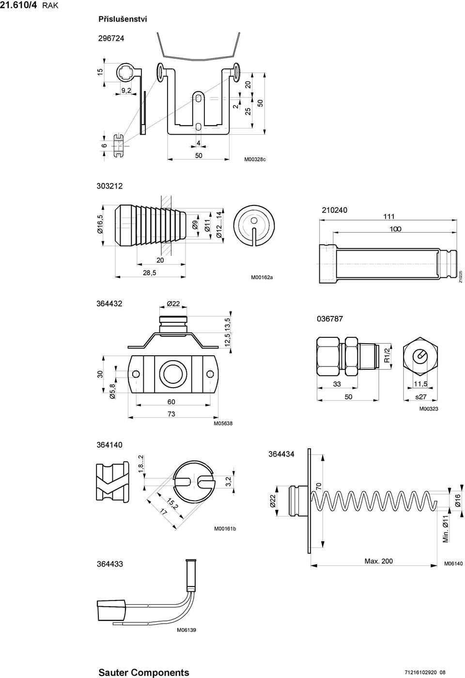 ..14 210240 111 100 28,5 20 M00162a Z10225 364432 Ø22 30 12,5 13,5