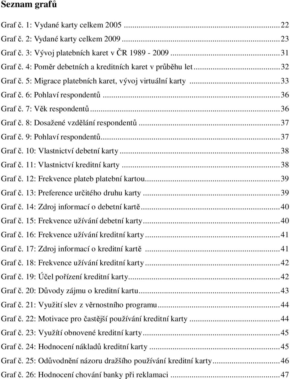 9: Pohlaví respondent... 37 Graf. 10: Vlastnictví debetní karty... 38 Graf. 11: Vlastnictví kreditní karty... 38 Graf. 12: Frekvence plateb platební kartou... 39 Graf.