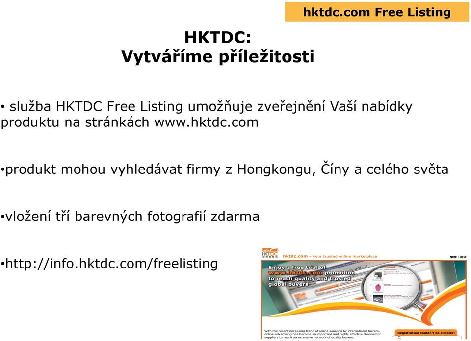 nabídky produktu na stránkách www.hktdc.