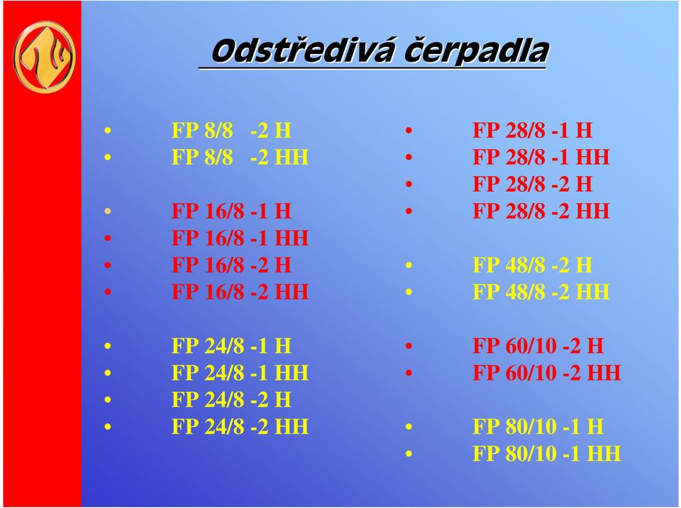 24/8-2 H FP 24/8-2 HH FP 28/8-1 H FP 28/8-1 HH FP 28/8-2 H FP 28/8-2