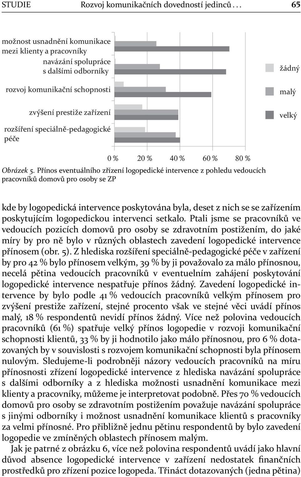 malý velký 0 % 20 % 40 % 60 % 80 % Obrázek 5.