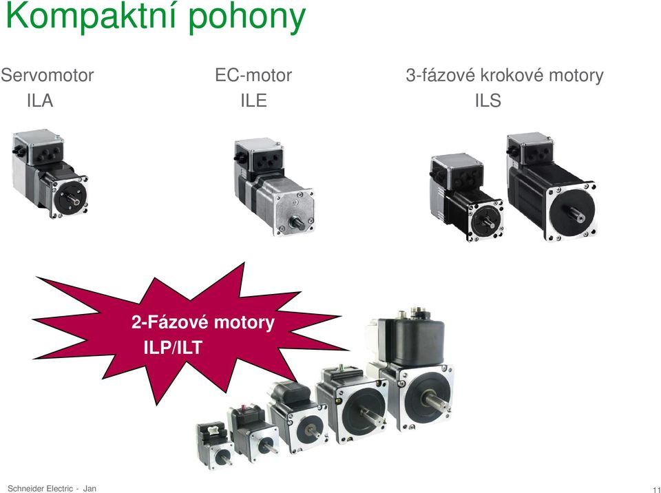 3-fázové krokové motory