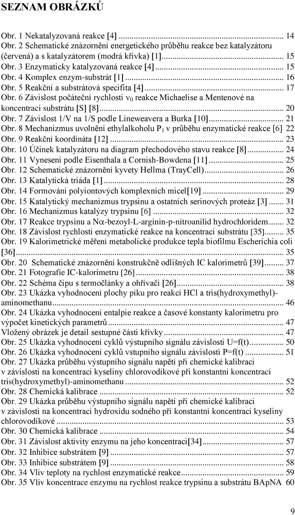 6 Závislost počáteční rychlosti v 0 reakce Michaelise a Mentenové na koncentraci substrátu S 8... 20 Obr. 7 Závislost 1/V na 1/S podle Lineweavera a Burka 10... 21 Obr.