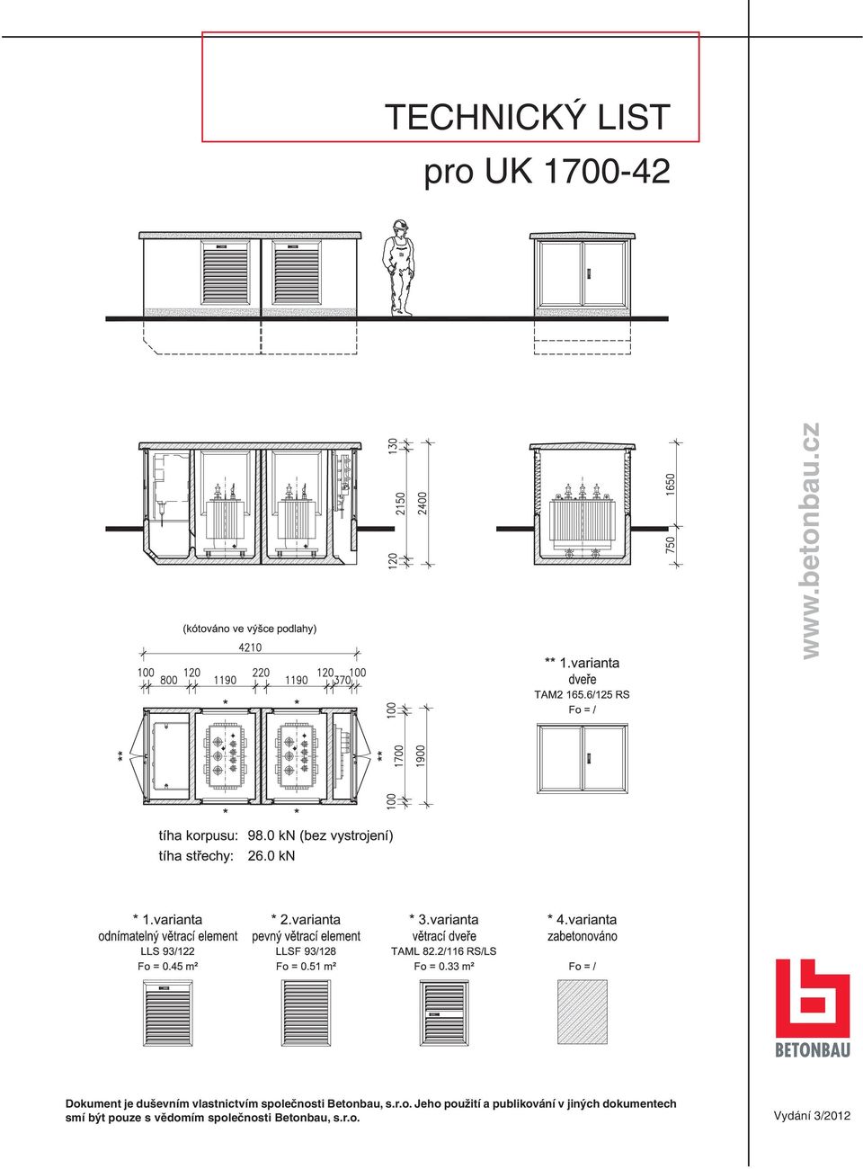 ečnosti Betonbau, s.r.o. Jeho použití a