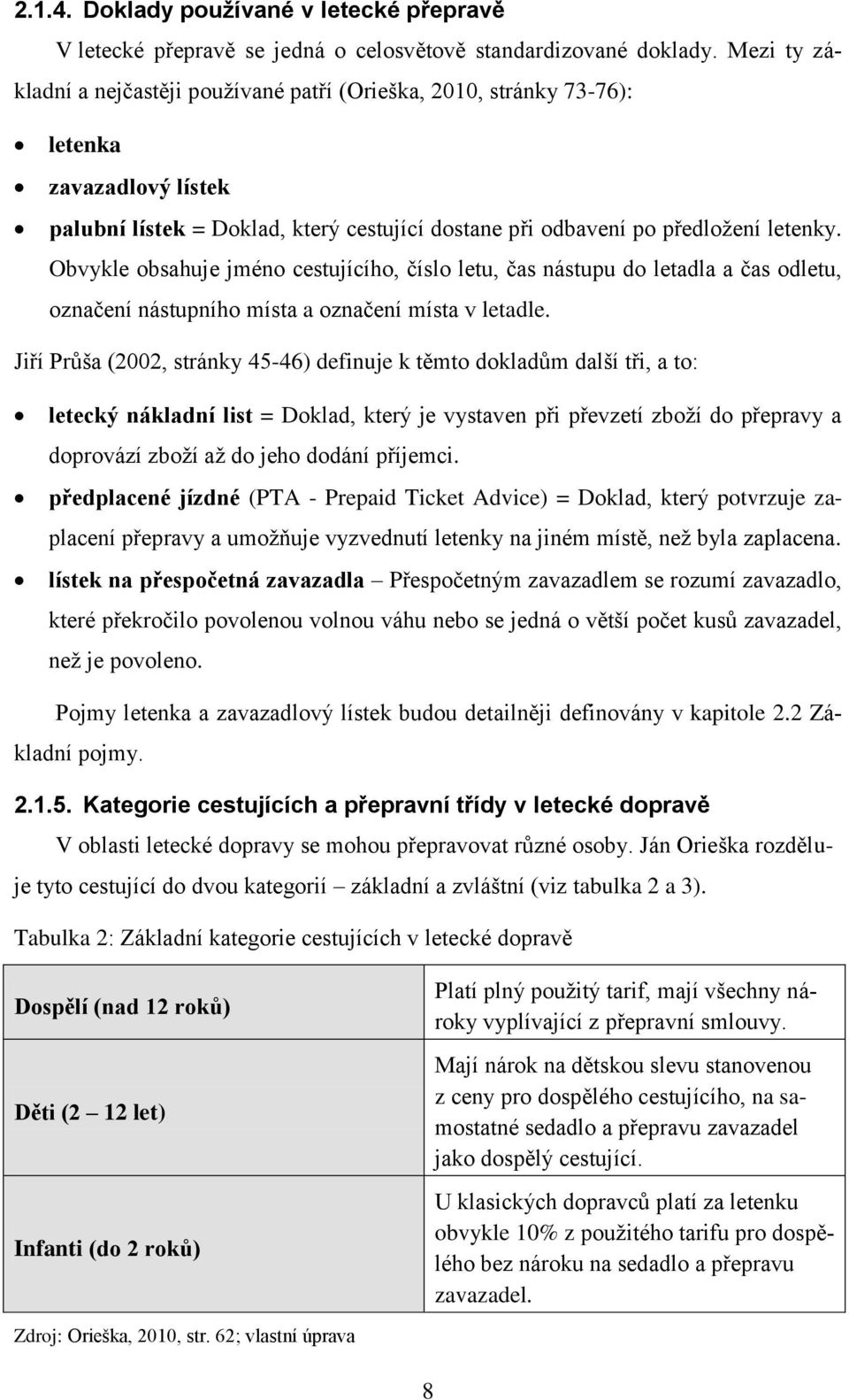 Obvykle obsahuje jméno cestujícího, číslo letu, čas nástupu do letadla a čas odletu, označení nástupního místa a označení místa v letadle.