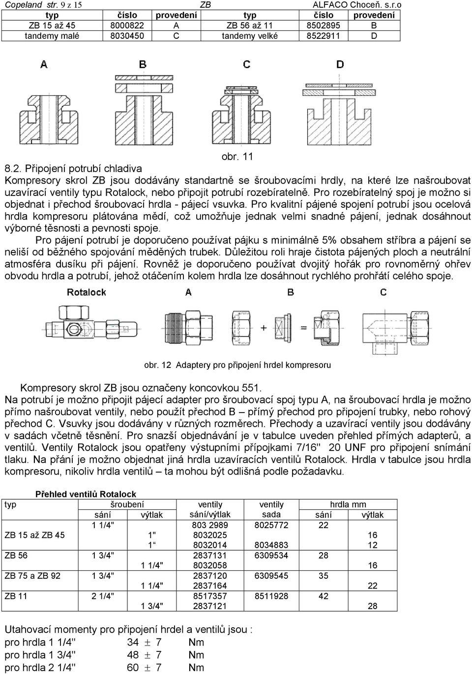 95 B tandemy malé 8030450 C tandemy velké 8522