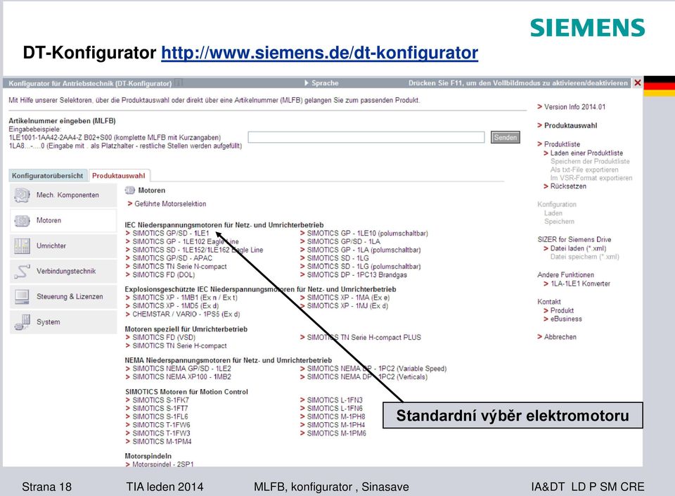 výběr elektromotoru Strana 18 TIA