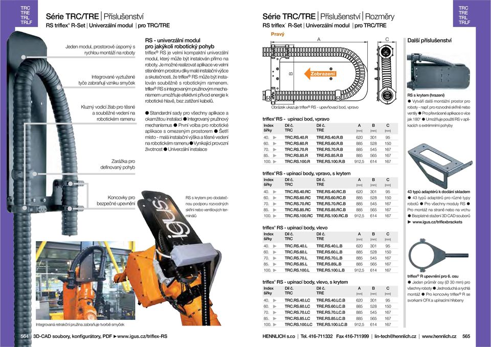 jakýkoli robotický pohyb triflex RS je velmi kompaktní univerzální modul, který může být instalován přímo na roboty.