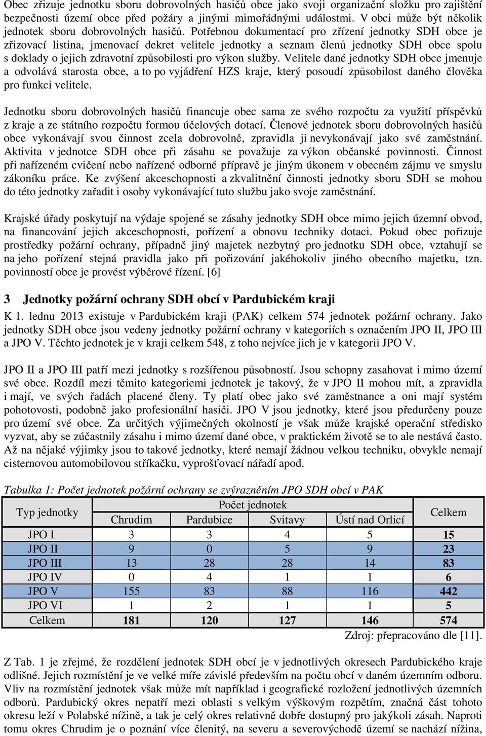 Potřebnou dokumentací pro zřízení jednotky SDH obce je zřizovací listina, jmenovací dekret velitele jednotky a seznam členů jednotky SDH obce spolu s doklady o jejich zdravotní způsobilosti pro výkon