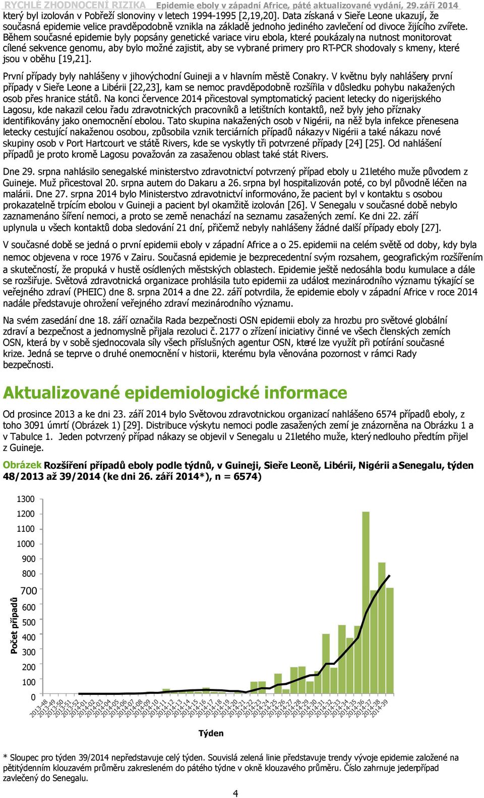 Během současné epidemie byly popsány genetické variace viru ebola, které poukázaly na nutnost monitorovat cílené sekvence genomu, aby bylo možné zajistit, aby se vybrané primery pro RT-PCR shodovaly