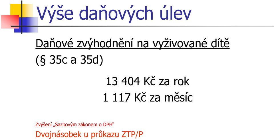 za rok 1 117 Kč za měsíc Zvýšení