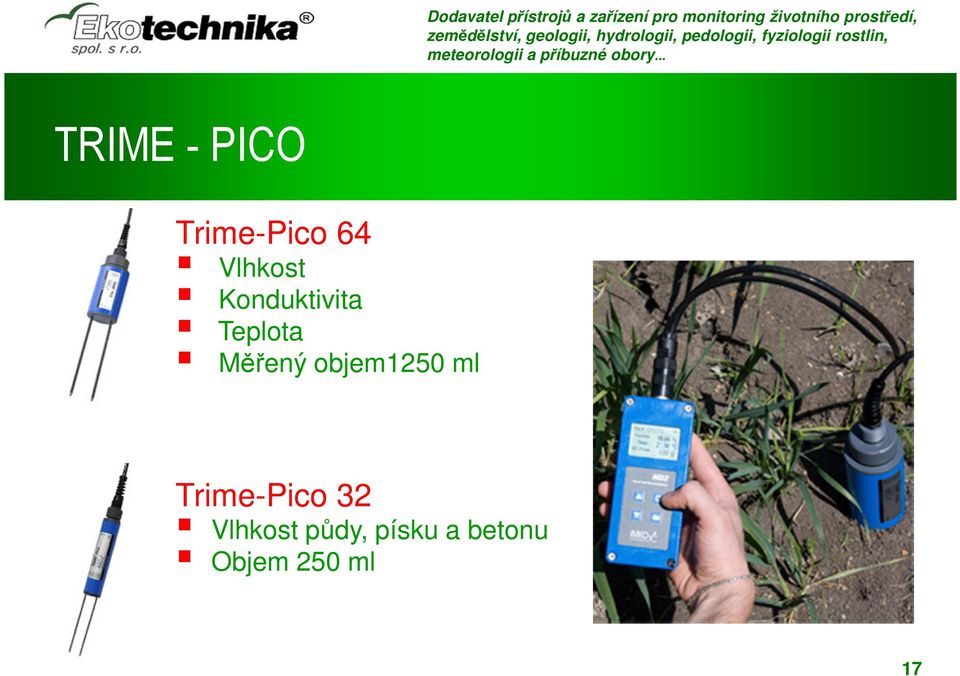 Měřený objem1250 ml Trime-Pico 32