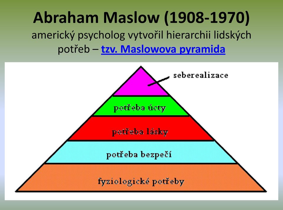 vytvořil hierarchii