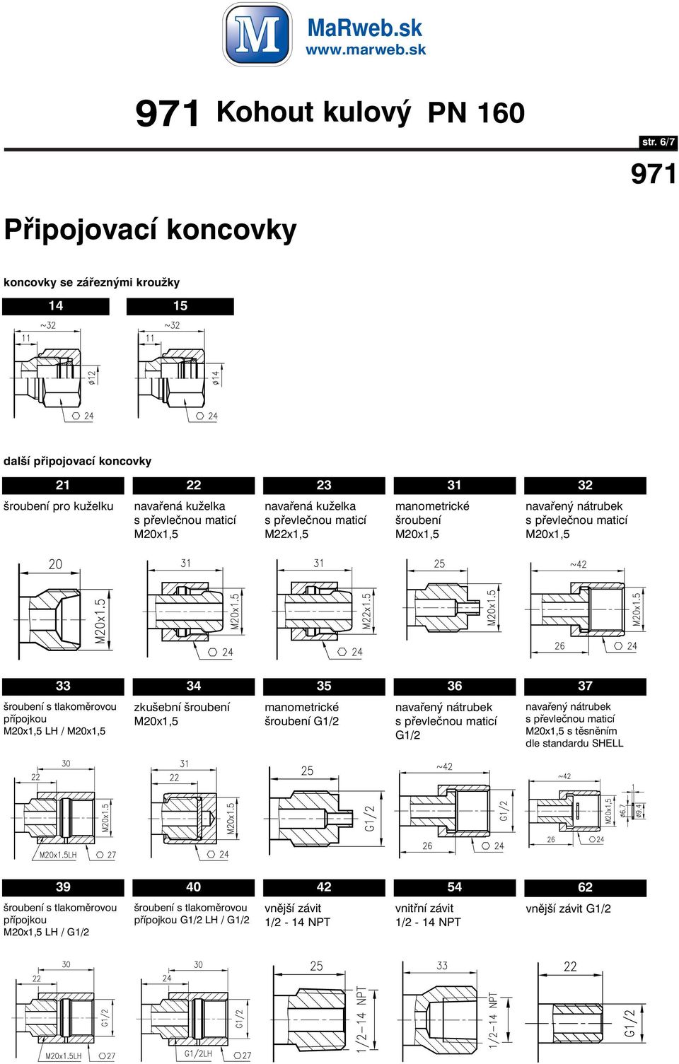 šroubení manometrické šroubení G1/2 navařený nátrubek G1/2 navařený nátrubek s těsněním dle standardu SHELL 39 40 42 54 62 šroubení s