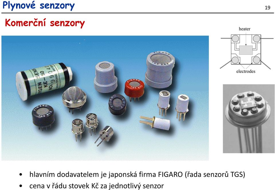 firma FIGARO (řada senzorů TGS)