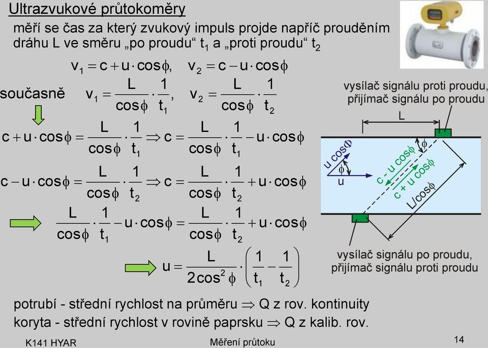 u c v porubí - sřední rychlos na průměru z rov.