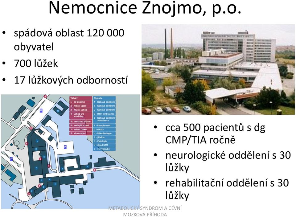 500 pacientů s dg CMP/TIA ročně neurologické