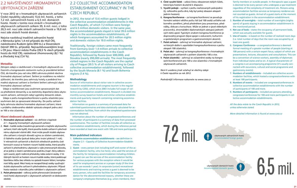 Nejvíce navštěvují tradičně zahraniční hosté z Německa (přes 1,4 mil příjezdů do HUZ ČR), následováno Ruskem (přes 690 tis.) a Slovenskem (téměř 390 tis. příjezdů).