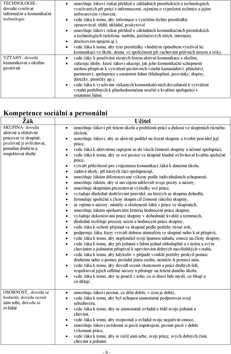 získat přehled o základních komunikačních prostředcích a technologiích (telefonu, mobilu, počítačových sítích, internetu, družicovém spojení aj.