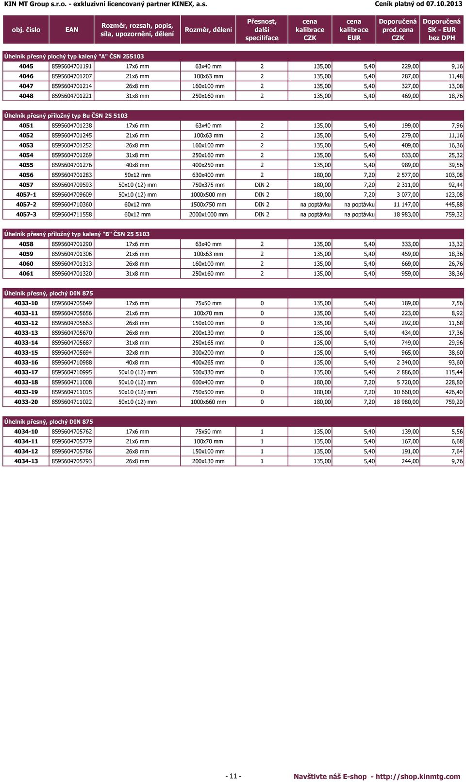 63x40 mm 2 135,00 5,40 199,00 7,96 4052 8595604701245 21x6 mm 100x63 mm 2 135,00 5,40 279,00 11,16 4053 8595604701252 26x8 mm 160x100 mm 2 135,00 5,40 409,00 16,36 4054 8595604701269 31x8 mm 250x160